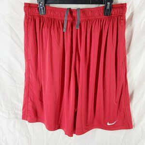 Nike Dri-Fit Mens Red Basketball Shorts Size 2XL